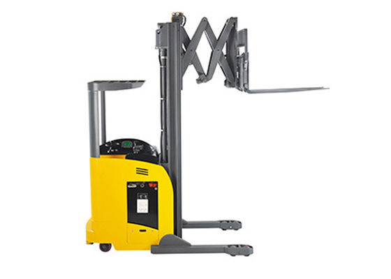 جودة  AC Motor Double Reach Forklift Reach Distance 1200mm Good Turning Performance مصنع